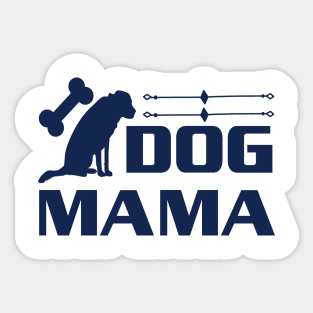 Dog Mama Vibes Tee Sticker